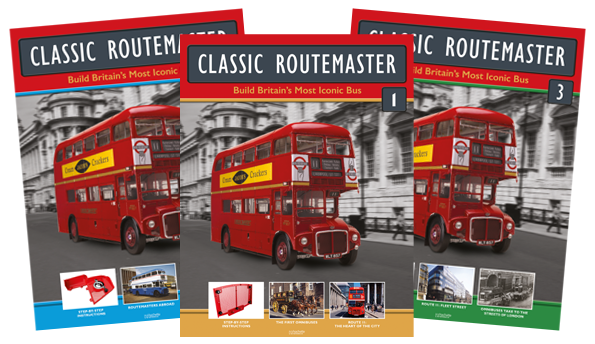 Britains HACHETTE 1/12 Construction Classique Routemaster Britains Plus Iconic Bus De 97 