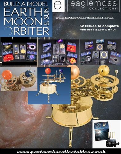 Eaglemoss Build A Model Earth Moon and Sun Orbiter
