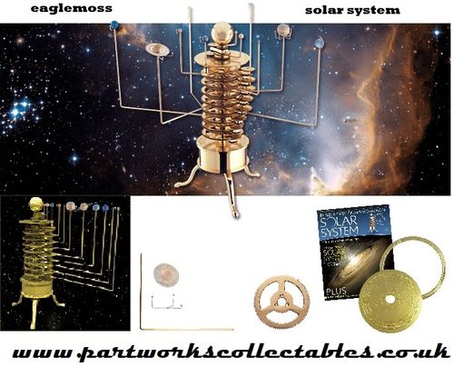Eaglemoss Build A Model Solar System Used