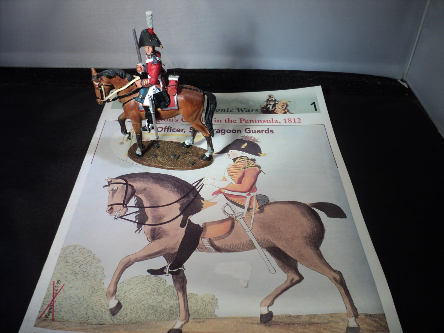 96 Del Prado NEU Die Kavallerie der Napoleonischen Kriege Figuren auf Pferd Nr 