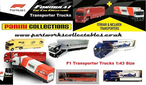 Panini Formula 1 The Car Collection Transporter Truck
