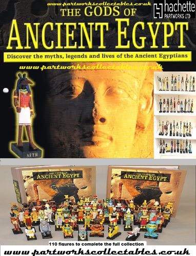 Hachette The Gods of Ancient Egypt Displayed